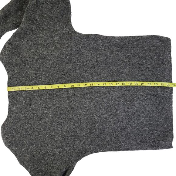 Theory Aradelle Avalon Sweater Gray Yak Large Pullover Long Sleeve - Picture 4 of 6